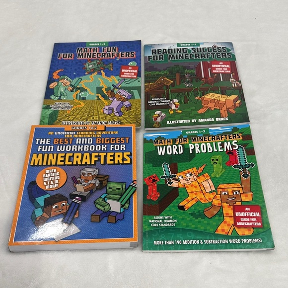 Minecraft Other - Minecraft Educational workbooks Set